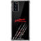 Nightmare on Elm Street Freddy Krueger Slash Galaxy Note20 5G Clear Case