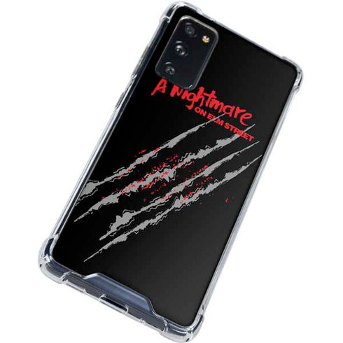 Nightmare on Elm Street Freddy Krueger Slash Galaxy S20 FE Clear Case