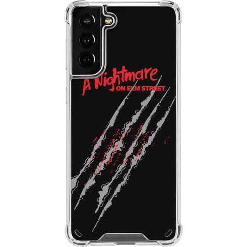 Nightmare on Elm Street Freddy Krueger Slash Galaxy S21 Plus 5G Clear Case