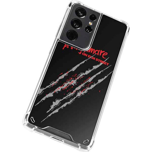 Nightmare on Elm Street Freddy Krueger Slash Galaxy S21 Ultra 5G Clear Case