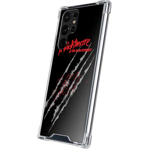 Nightmare on Elm Street Freddy Krueger Slash Galaxy S22 Ultra Clear Case