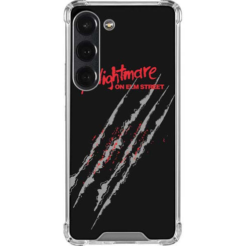 Nightmare on Elm Street Freddy Krueger Slash Galaxy S23 Clear Case