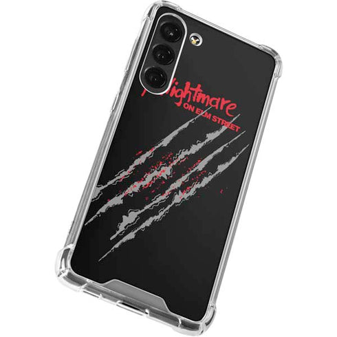 Nightmare on Elm Street Freddy Krueger Slash Galaxy S23 Plus Clear Case