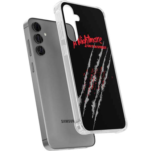 Nightmare on Elm Street Freddy Krueger Slash Galaxy S24 Plus Clear Case