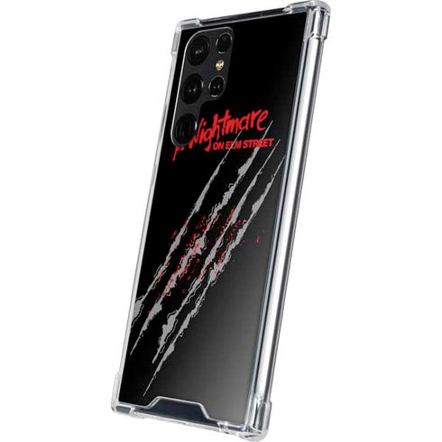 Nightmare on Elm Street Freddy Krueger Slash Galaxy S24 Ultra Clear Case