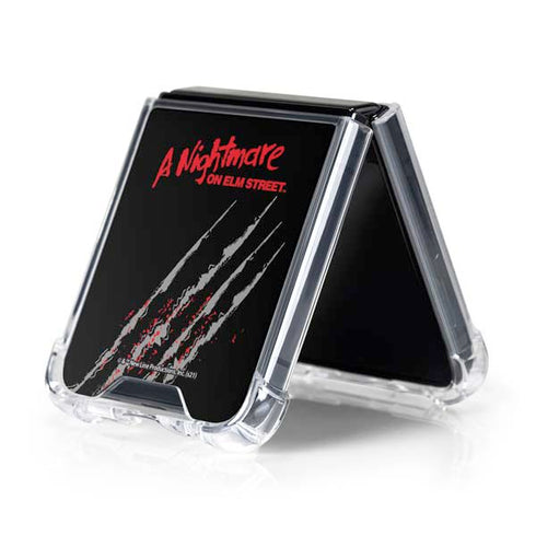 Nightmare on Elm Street Freddy Krueger Slash Galaxy Z Flip5 5G Clear Case