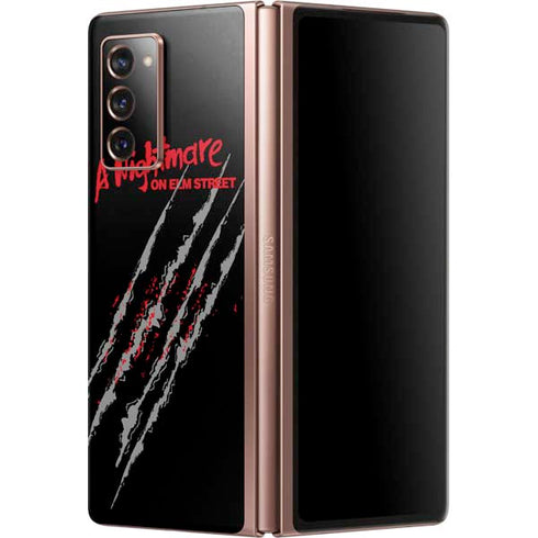Nightmare on Elm Street Freddy Krueger Slash Galaxy Z Fold2 5G Skin