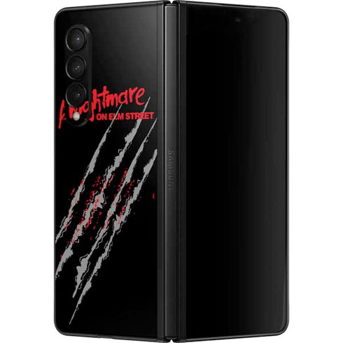 Nightmare on Elm Street Freddy Krueger Slash Galaxy Z Fold3 5G Skin