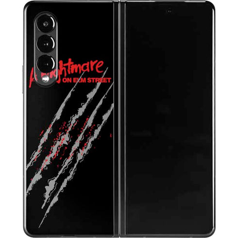Nightmare on Elm Street Freddy Krueger Slash Galaxy Z Fold3 5G Skin