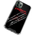 Nightmare on Elm Street Freddy Krueger Slash iPhone 12 Pro Clear Case