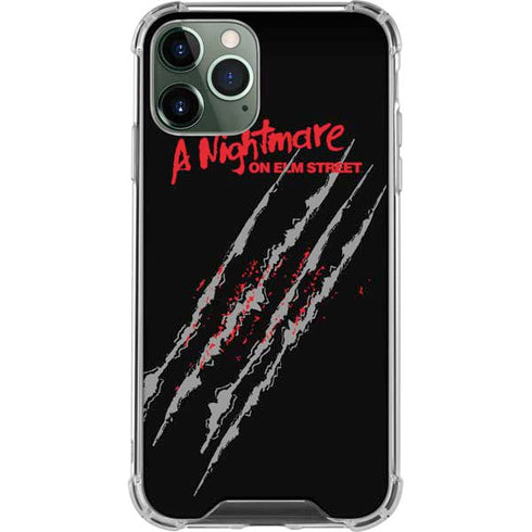 Nightmare on Elm Street Freddy Krueger Slash iPhone 12 Pro Max Clear Case