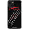 Nightmare on Elm Street Freddy Krueger Slash iPhone 14 Clear Case