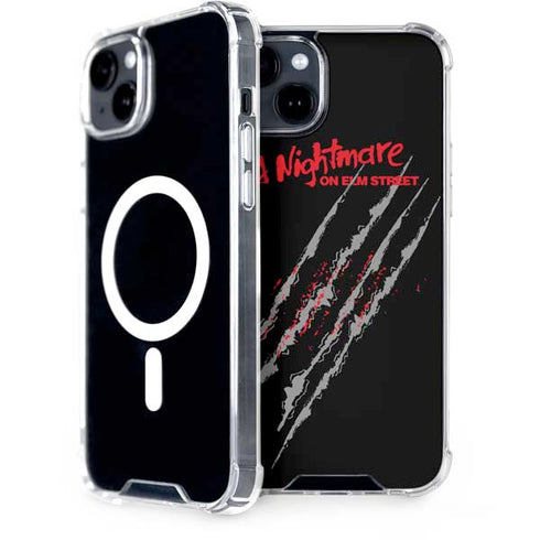 Nightmare on Elm Street Freddy Krueger Slash iPhone 15 MagSafe Case