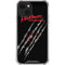 Nightmare on Elm Street Freddy Krueger Slash iPhone 14 Plus Clear Case