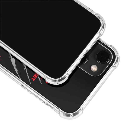 Nightmare on Elm Street Freddy Krueger Slash iPhone 14 Plus Clear Case