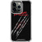 Nightmare on Elm Street Freddy Krueger Slash iPhone 14 Pro Clear Case