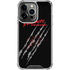 Nightmare on Elm Street Freddy Krueger Slash iPhone 14 Pro Clear Case