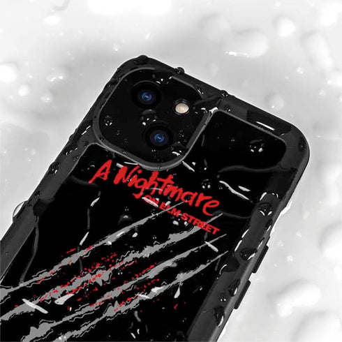 Nightmare on Elm Street Freddy Krueger Slash iPhone 15 Plus Waterproof Case