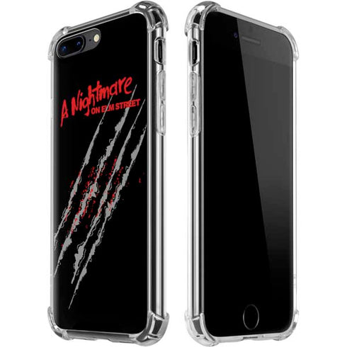 Nightmare on Elm Street Freddy Krueger Slash iPhone 7/8 Plus Clear Case