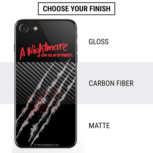 Nightmare on Elm Street Freddy Krueger Slash iPhone SE (2nd & 3rd Gen) Skin