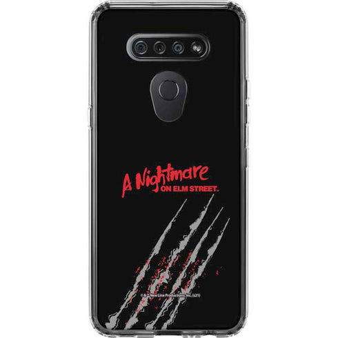 Nightmare on Elm Street Freddy Krueger Slash LG K51/Q51 Clear Case