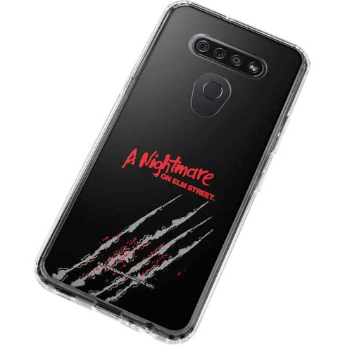 Nightmare on Elm Street Freddy Krueger Slash LG K51/Q51 Clear Case
