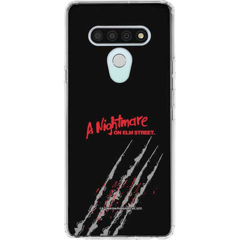 Nightmare on Elm Street Freddy Krueger Slash LG Stylo 6 Clear Case
