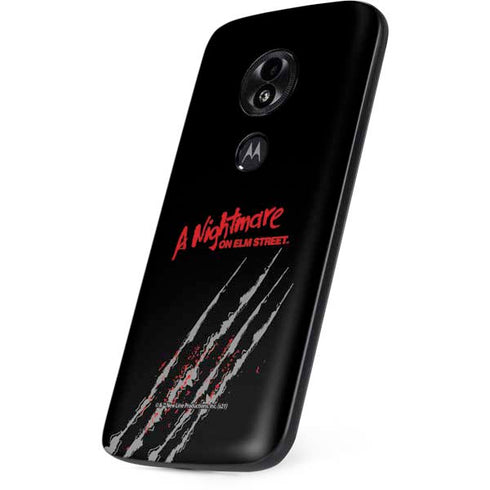 Nightmare on Elm Street Freddy Krueger Slash Moto E5 Play Skin