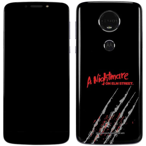 Nightmare on Elm Street Freddy Krueger Slash Moto E5 Plus Skin