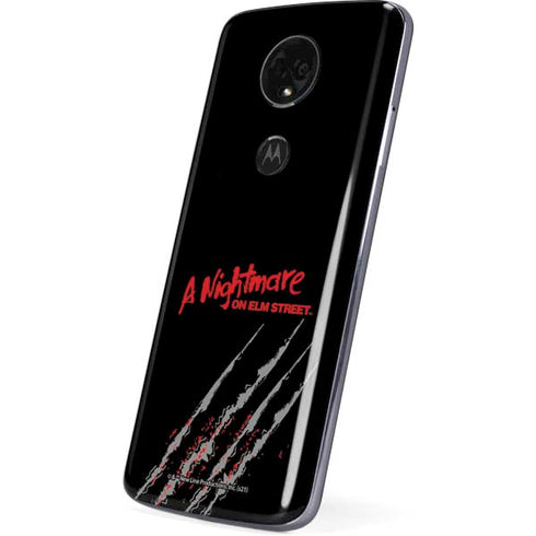 Nightmare on Elm Street Freddy Krueger Slash Moto E5 Plus Skin
