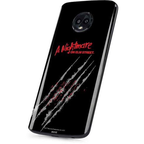 Nightmare on Elm Street Freddy Krueger Slash Moto G6 Skin