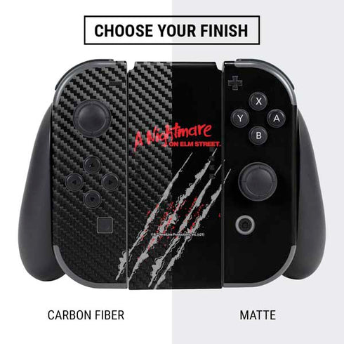 Nightmare on Elm Street Freddy Krueger Slash Nintendo Switch Bundle Skin