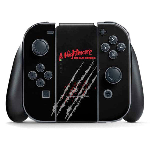 Nightmare on Elm Street Freddy Krueger Slash Nintendo Switch (2017-2021) Joy-Con Controller Skin