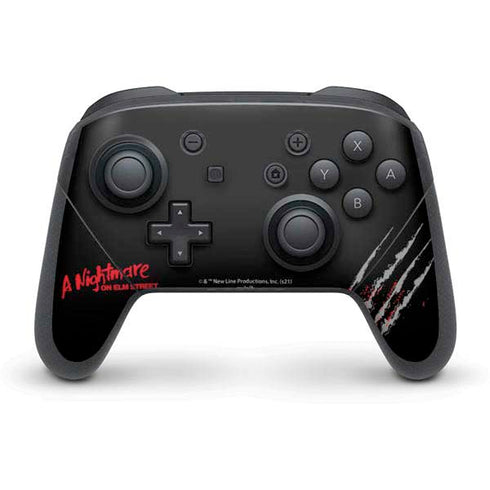 Nightmare on Elm Street Freddy Krueger Slash Nintendo Switch Pro Controller Skin