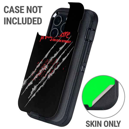 Nightmare on Elm Street Freddy Krueger Slash Otterbox Defender iPhone Skin