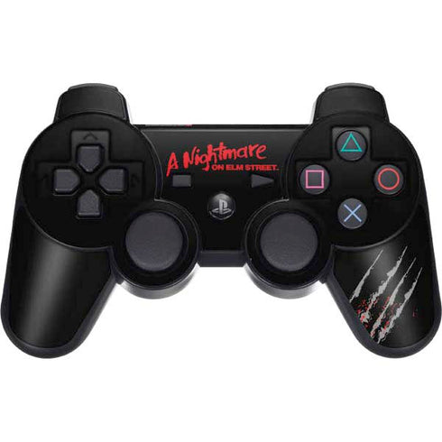 Nightmare on Elm Street Freddy Krueger Slash PS3 Dual Shock wireless controller Skin