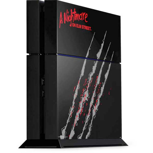 Nightmare on Elm Street Freddy Krueger Slash PS4 Console Skin