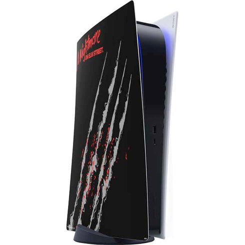 Nightmare on Elm Street Freddy Krueger Slash PS5 Digital Edition Console Skin