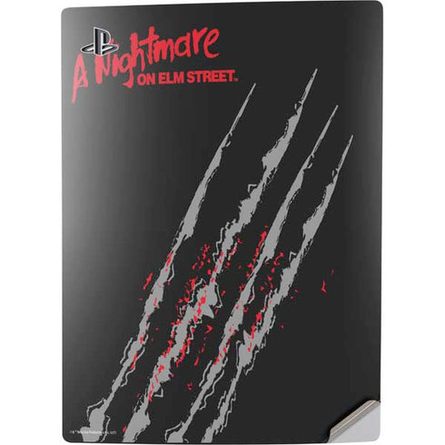 Nightmare on Elm Street Freddy Krueger Slash PS5 Digital Edition Console Skin