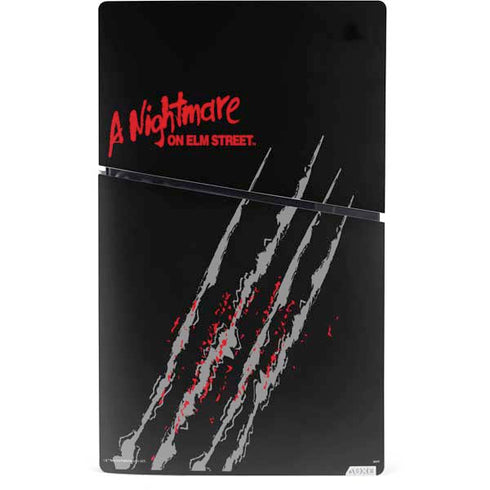 Nightmare on Elm Street Freddy Krueger Slash PS5 Slim Digital Edition Console Skin