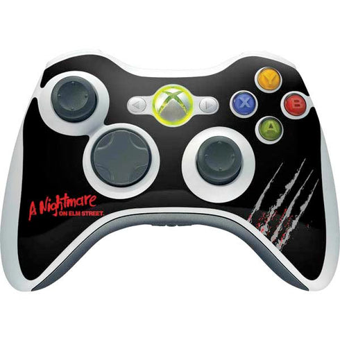Nightmare on Elm Street Freddy Krueger Slash Xbox 360 Wireless Controller Skin