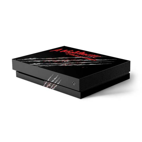 Nightmare on Elm Street Freddy Krueger Slash Xbox One X Console Skin