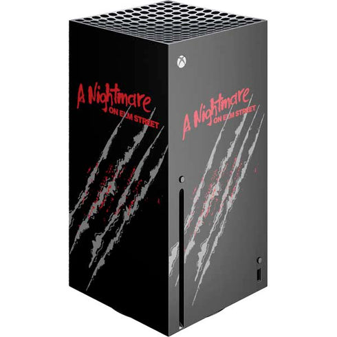 Nightmare on Elm Street Freddy Krueger Slash Xbox Series X Console Skin