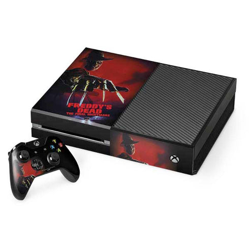 Nightmare on Elm Street Freddy Krueger Xbox One Console and Controller Bundle Skin