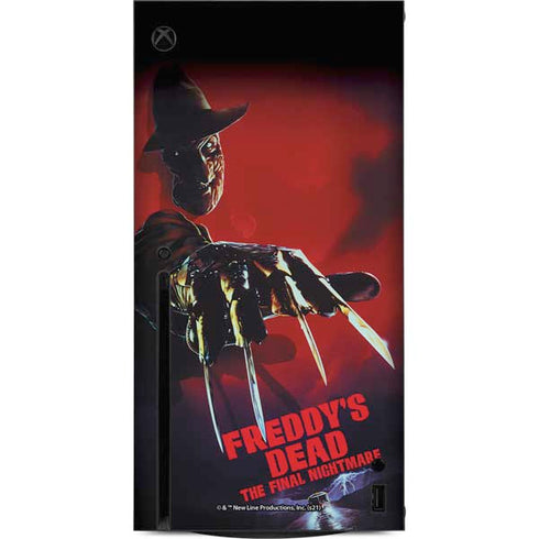 Nightmare on Elm Street Freddy Krueger Xbox Series X Console Skin