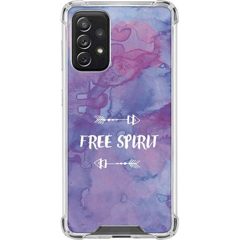 Free Spirit Galaxy A72 5G Clear Case
