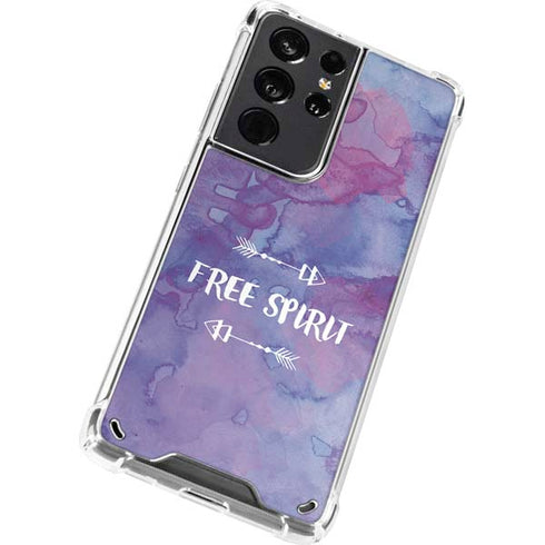 Free Spirit Galaxy S21 Ultra 5G Clear Case