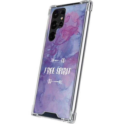Free Spirit Galaxy S22 Ultra Clear Case