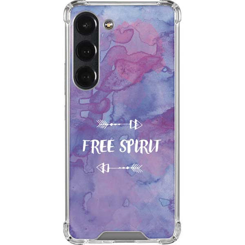 Free Spirit Galaxy S23 Clear Case