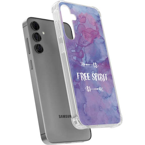 Free Spirit Galaxy S24 Plus Clear Case